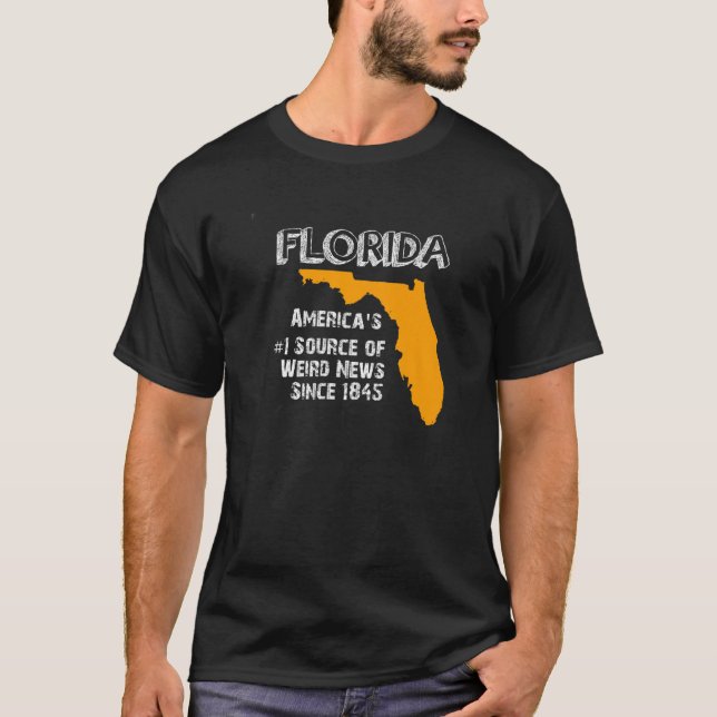 Florida "Konstig News Capital" T Shirt (Framsida)