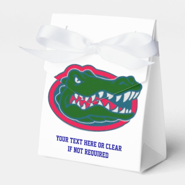 Florida Krokodiler Favor Box Presentaskar (Framsidan Sidan)