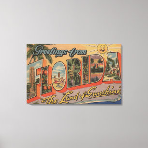 Florida - landet av solskenet canvastryck