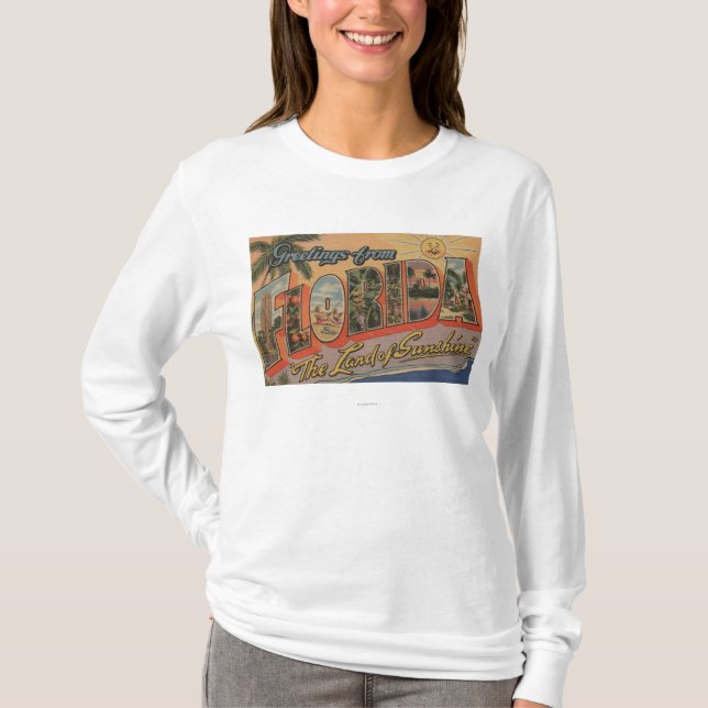 Florida - landet av solskenet t shirt (Framsida)
