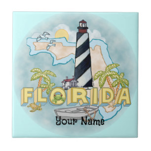 Florida Lighthouse-anpassningsbar Kakelplatta