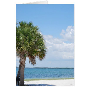 Florida - lugn strand hälsningskort