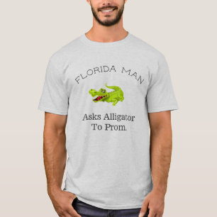 Florida man, "ber Alligator till Prom". T Shirt