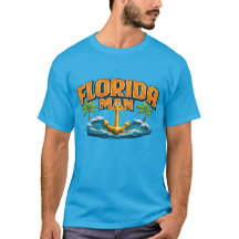 Florida Man | Grafiskt tryck nautiskt ankare stran