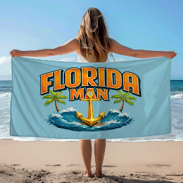 Florida Man Kustliv | Blå nautisk ankare