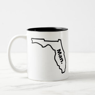 Florida man Två-Tonad mugg