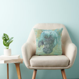 Florida Manatee Art Kudde