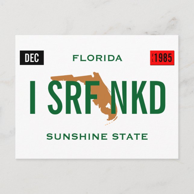 Florida Märkre Personalize Vykort (Framsida)