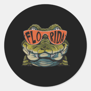 Florida Mascot Fl State Spirit Sport Football Game Runt Klistermärke
