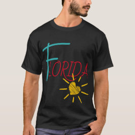 Florida med solskenhjärta t shirt