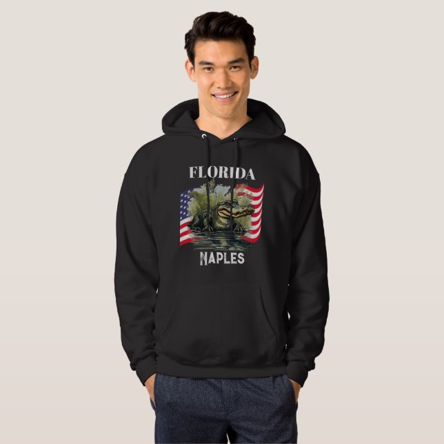 Florida Men's Tröja Mörk Hoodie (Hel framsida)