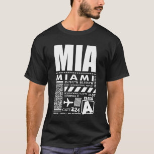 Florida MIA Miami Airport T Shirt
