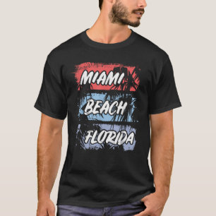 Florida Miami Beach Handflatan Summer Vacation Fam T Shirt