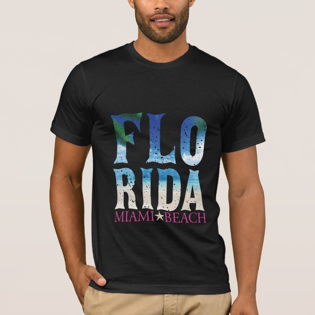 Florida, Miami Beach T Shirt (Framsida)