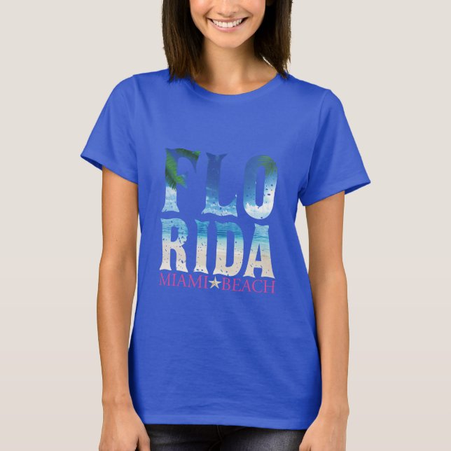 Florida, Miami Beach T Shirt (Framsida)