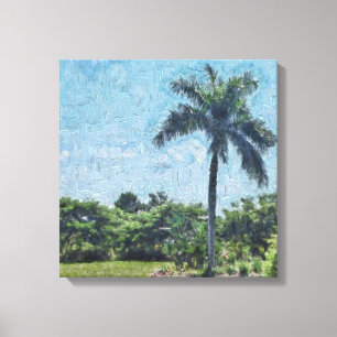 Florida Monet Handflatan Canvastryck