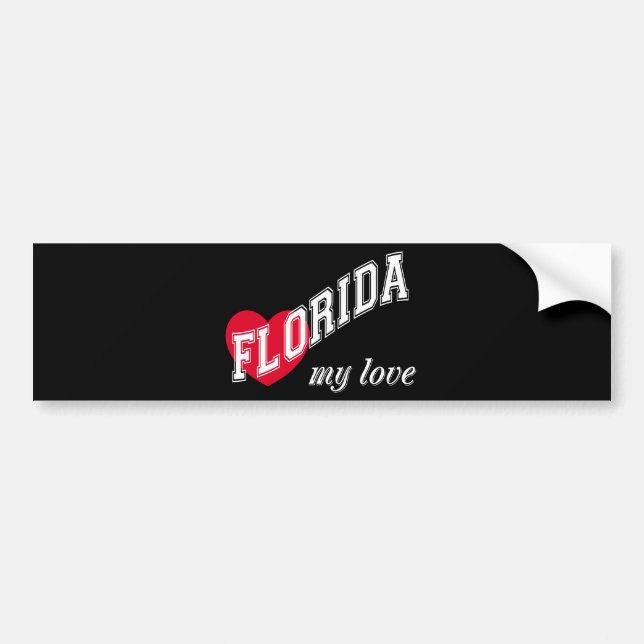 Florida my kärlek bildekal (Framsidan)