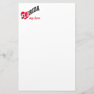Florida my kärlek brevpapper