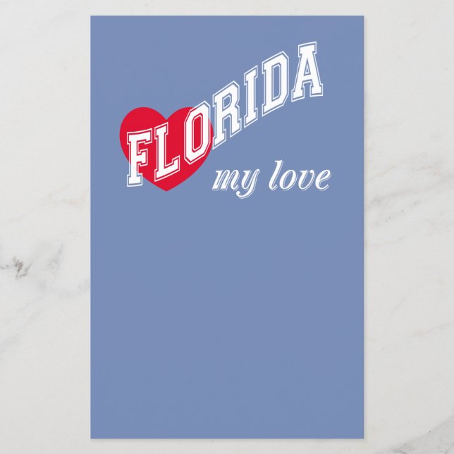 Florida my kärlek flygblad (Framsidan)