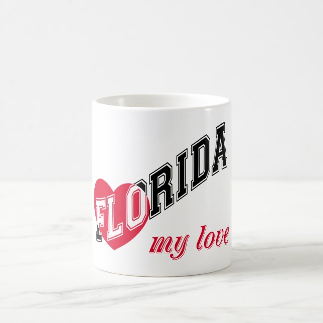 Florida my kärlek kaffemugg (Center)