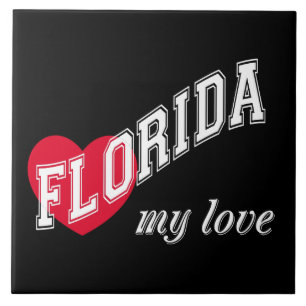 Florida my kärlek kakelplatta