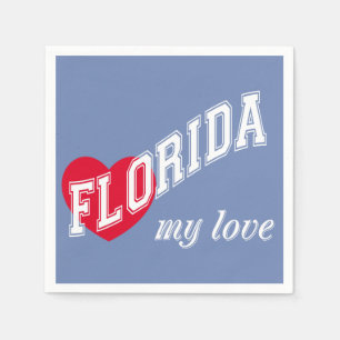 Florida my kärlek pappersservett