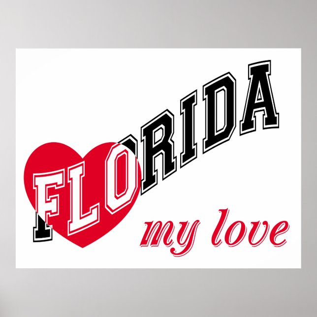 Florida my kärlek poster (Framsidan)