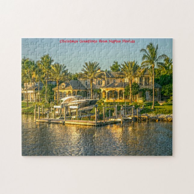 Florida Naples kustlinje. Pussel (Horisontell)