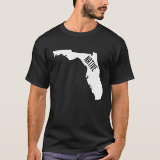Florida Native Home Pride State Outline Summer S S T Shirt