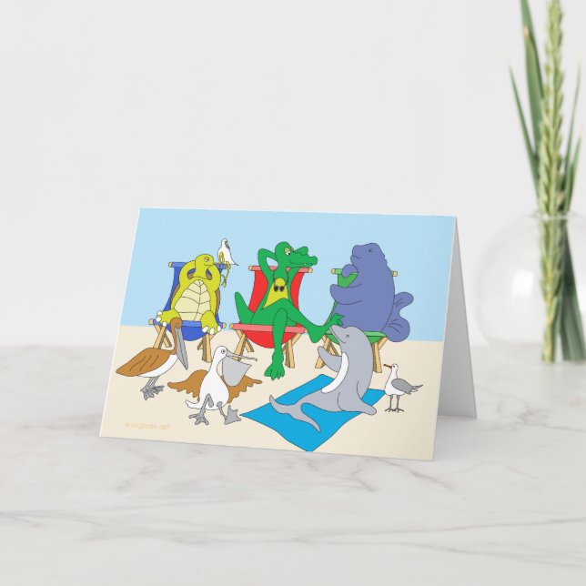 Florida Natives Card Helgkort (Framsida)