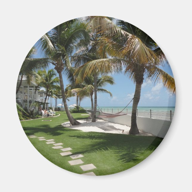 Florida Nycklar American Beach - ReasonerStore Magnet (Framsidan)