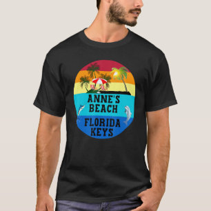 Florida Nycklar Annes Beach-ordförande Handflatan T Shirt