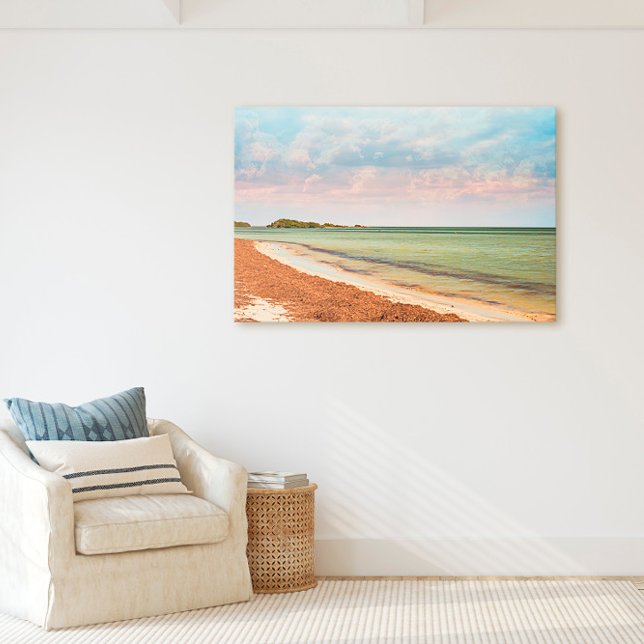 Florida Nycklar Bahia Honda Beach Canvastryck (Skapare uppladdad)