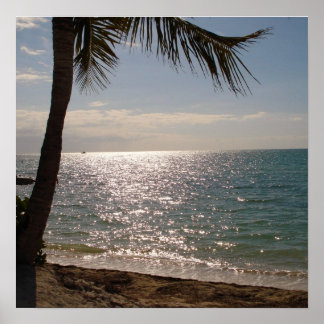 Florida Nycklar Beach Poster