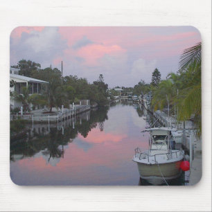 Florida Nycklar Canal Sunset Musmatta