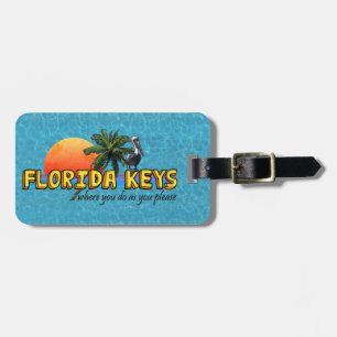 Florida Nycklar - där gör du som du vill Bagagebricka