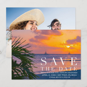 Florida Nycklar Destination Wedding Spara datum Datumet