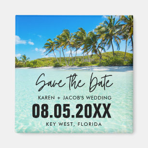 Florida Nycklar Destination Wedding Spara datum Magnet