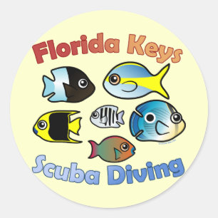 Florida Nycklar Dyka Runt Klistermärke