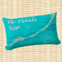 Florida Nycklar Karta på öarna