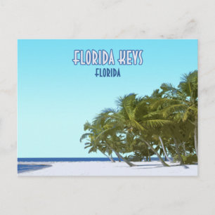 Florida Nycklar Nyckel Väster Beach Florida Vykort