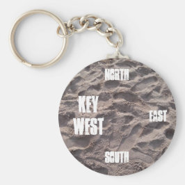 Florida Nycklar Nyckel Väster Compass Sand Beach K Nyckelring