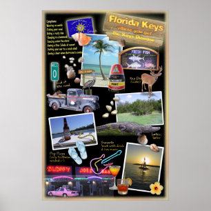 Florida nycklar poster
