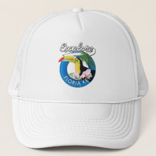 Florida nycklar retro logotyp keps
