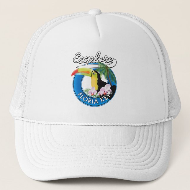 Florida nycklar retro logotyp keps (Framsida)