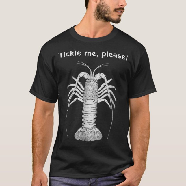 Florida Nycklar Spiny Lobster Tickle Me, snälla T Shirt (Framsida)
