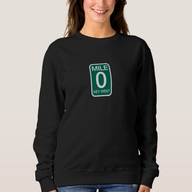 Florida Nycklar US Highway Mile 0 Nyckel Väster T Shirt (Framsida)