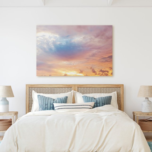Florida Nycklar Vibrant Sunset Cloudscape Canvastryck (Skapare uppladdad)