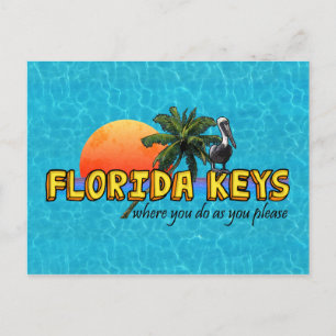 Florida Nycklar Vykort