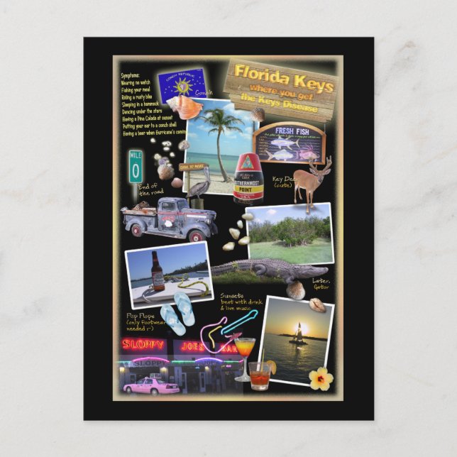Florida Nycklar Vykort (Framsida)